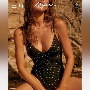NWT Sezane Ete Sauvage Swimsuit Sz 6